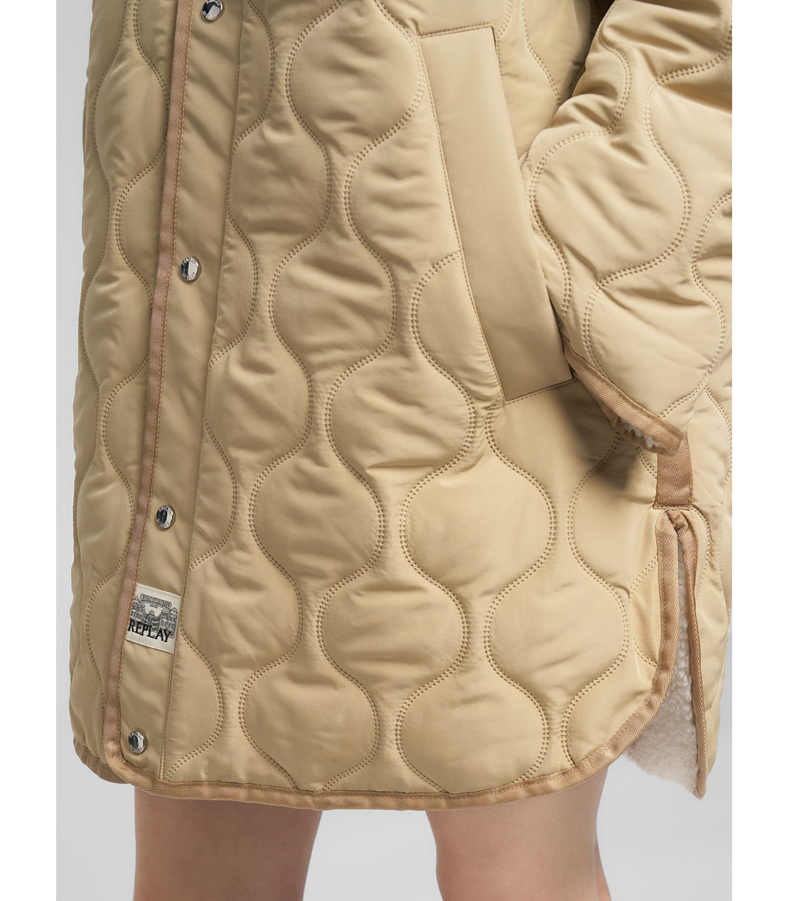 コンフォート リバーシブルロングジャケット 詳細画像 アイボリー 9